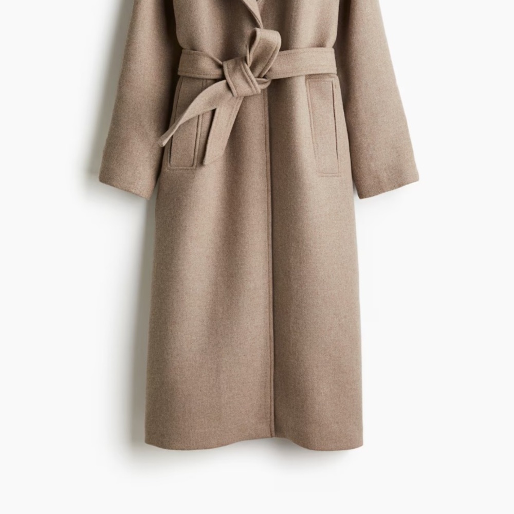 Elegant Tan Long Coat